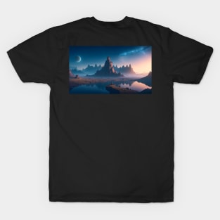 Natural landscape on another planet T-Shirt